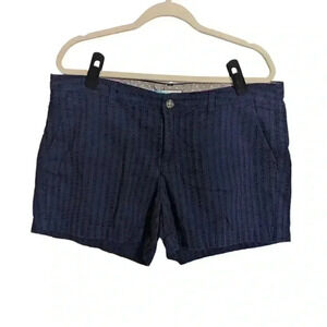 Merona Navy Blue Eyelet Shorts with Pockets Size 16